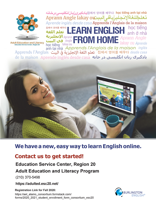 Learn English from home 